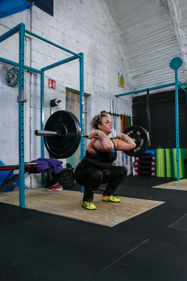 Lorna coaching strength training