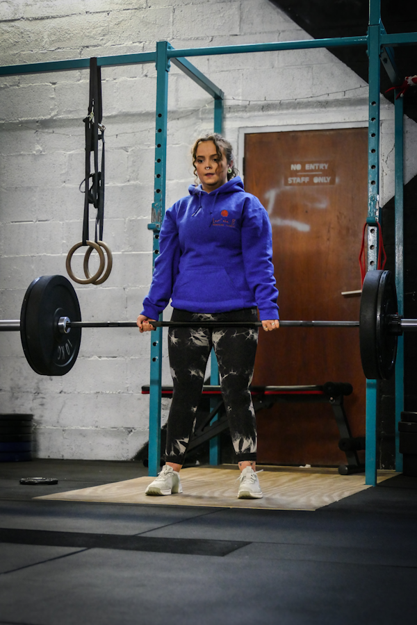 Sarah coaching strength training